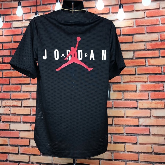 jordan jumpman mesh baseball jersey